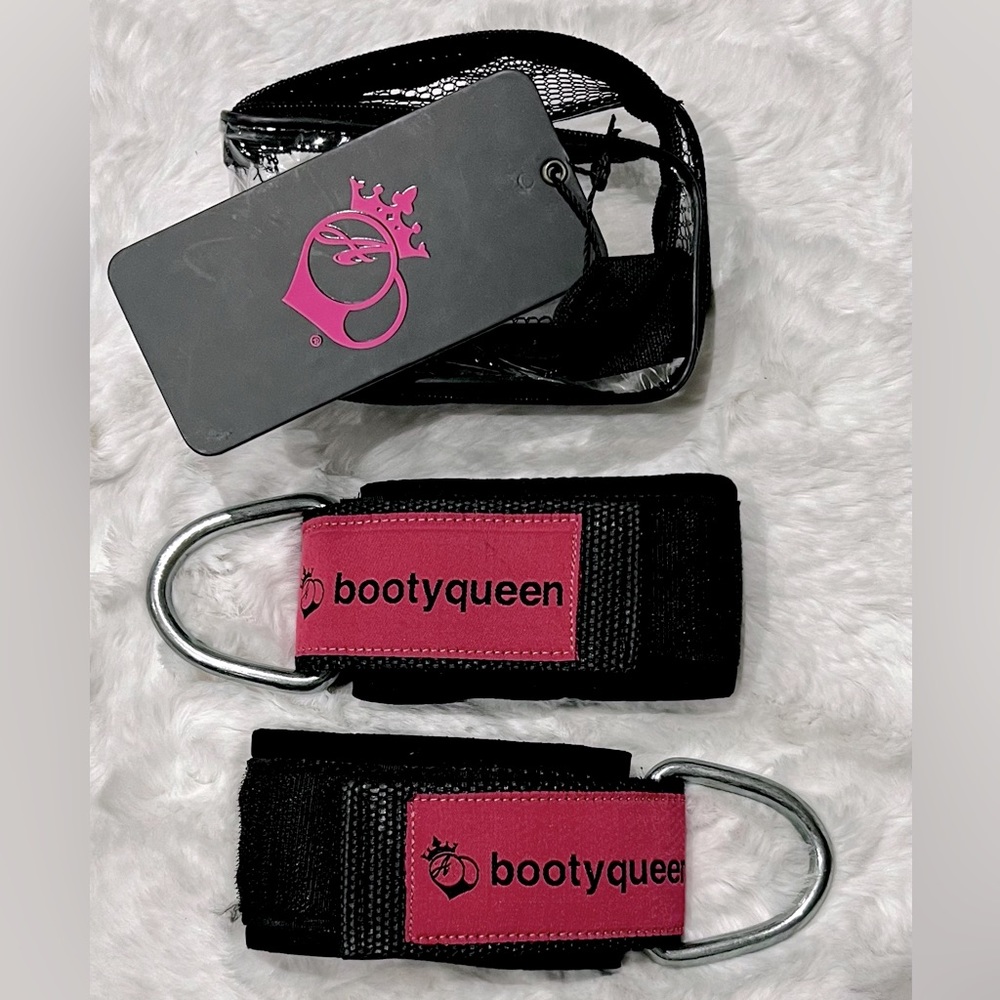Bootyqueen apparel AS SEEN ON SHARK TANK set of 2 ankle cuffs w/carrying case
